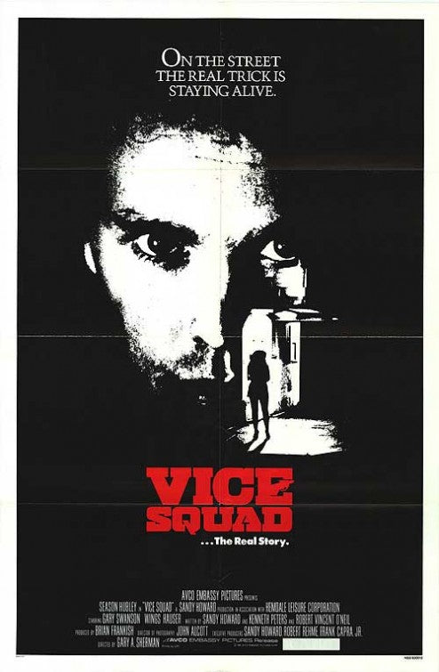 1000 piece jigsaw puzzle for the movie poster: Vice Squad (1982)