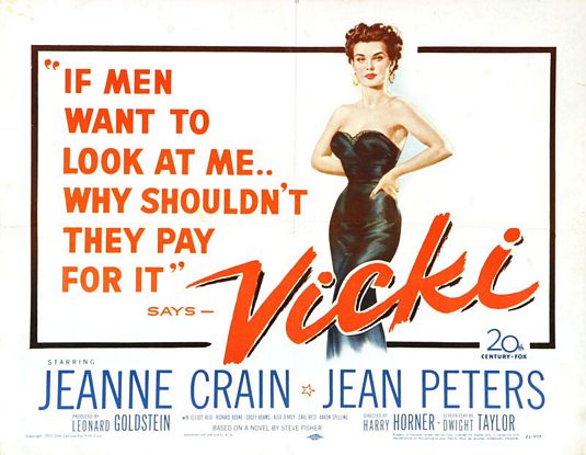 the movie poster: Vicki (1953)
