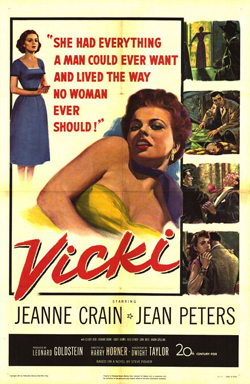 the movie poster: Vicki (1953) ver2
