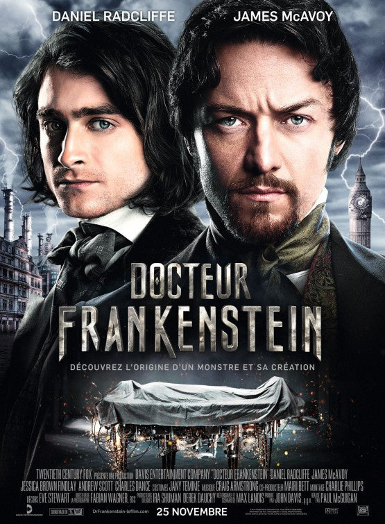 1000 piece jigsaw puzzle for the movie poster: Victor Frankenstein (2015) ver3
