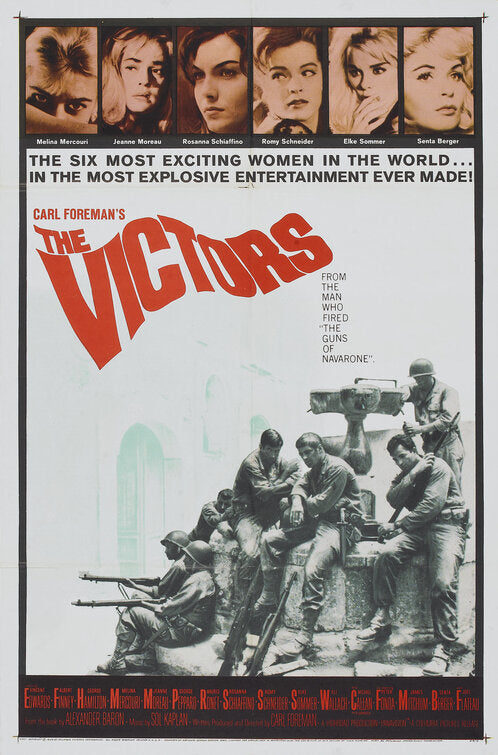 1000 piece jigsaw puzzle for the movie poster: The Victors (1963)