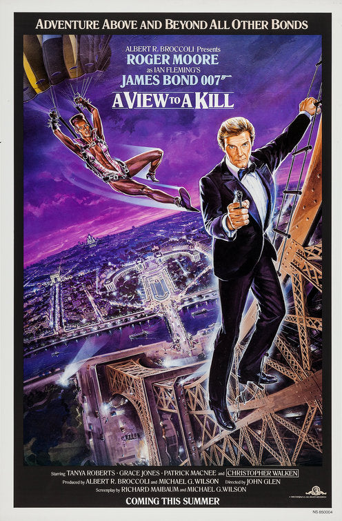 1000 piece jigsaw puzzle for the movie poster: A View to a Kill (1985) ver2