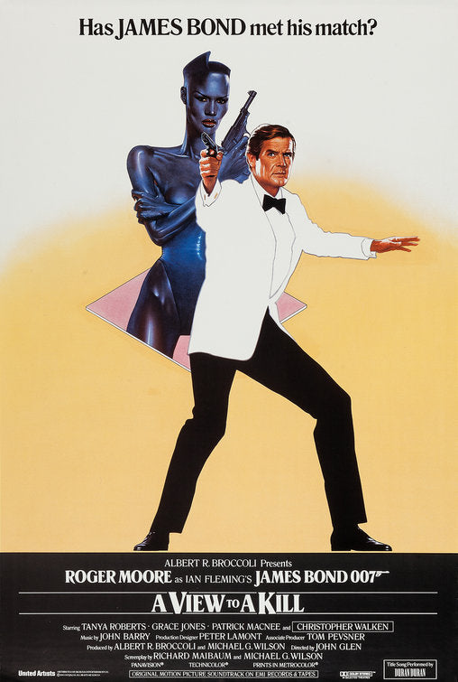 1000 piece jigsaw puzzle for the movie poster: A View to a Kill (1985) ver6