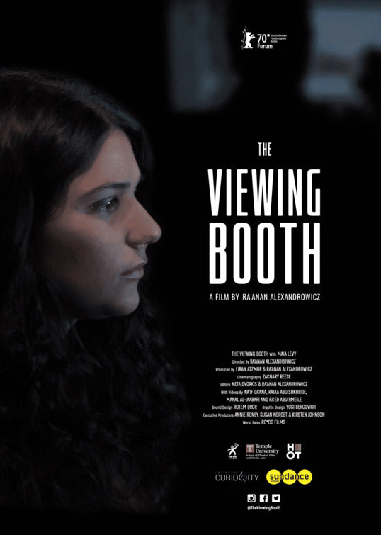 1000 piece jigsaw puzzle for the movie poster: The Viewing Booth (2020)