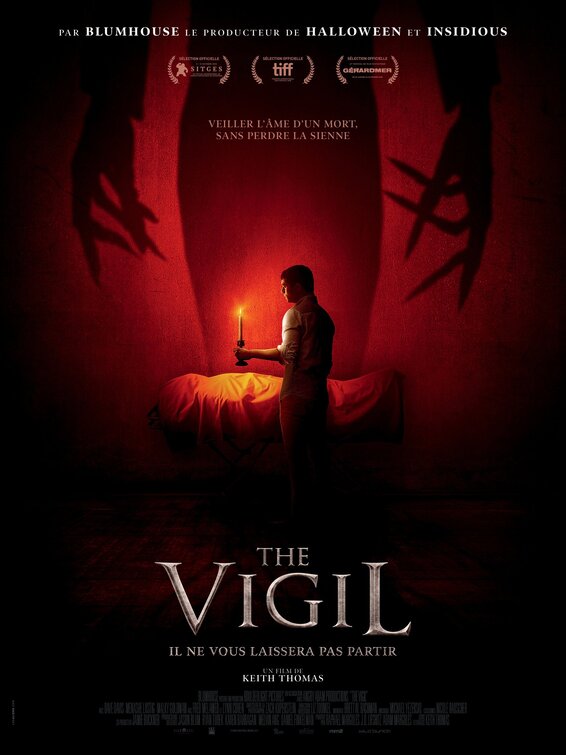 1000 piece jigsaw puzzle for the movie poster: The Vigil (2020)