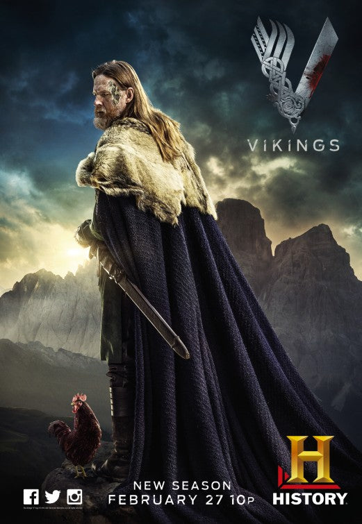 1000 piece jigsaw puzzle for tv poster: Vikings, ver10