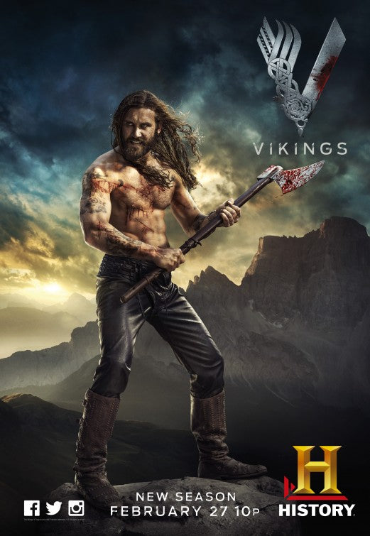 1000 piece jigsaw puzzle for tv poster: Vikings, ver4