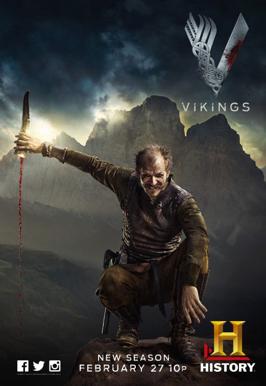 1000 piece jigsaw puzzle for tv poster: Vikings, ver5