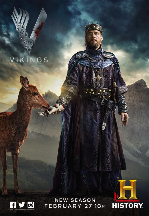 1000 piece jigsaw puzzle for tv poster: Vikings, ver8