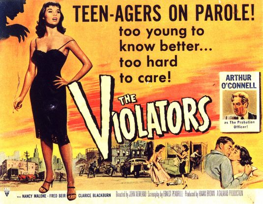 the movie poster: The Violators (1957)