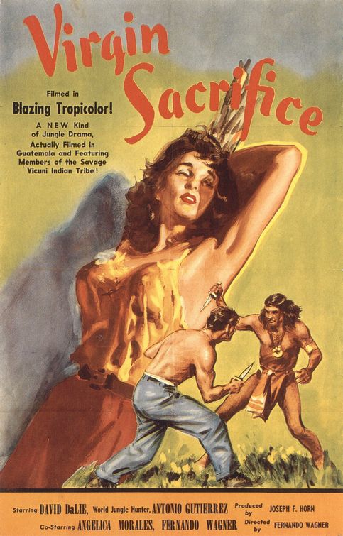 the movie poster: Virgin Sacrifice (1959)