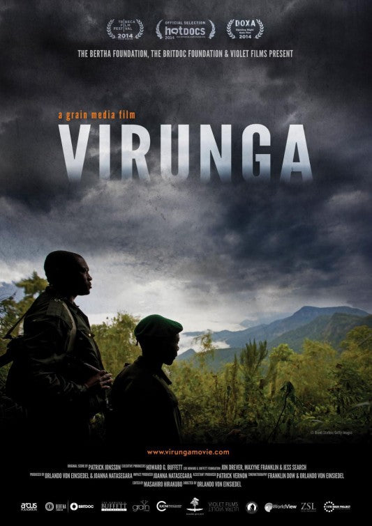 1000 piece jigsaw puzzle for the movie poster: Virunga (2014)