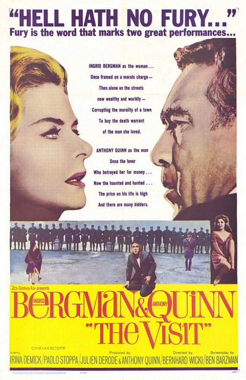 the movie poster: The Visit (1964)