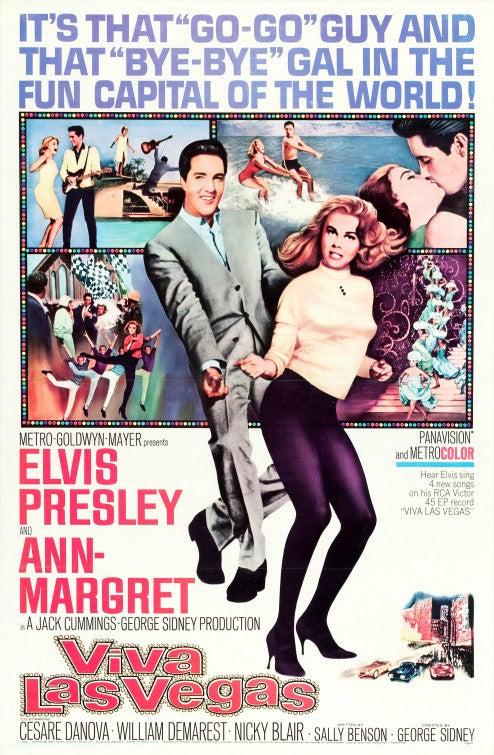 1000 piece jigsaw puzzle for the movie poster: Viva Las Vegas (1964) ver2