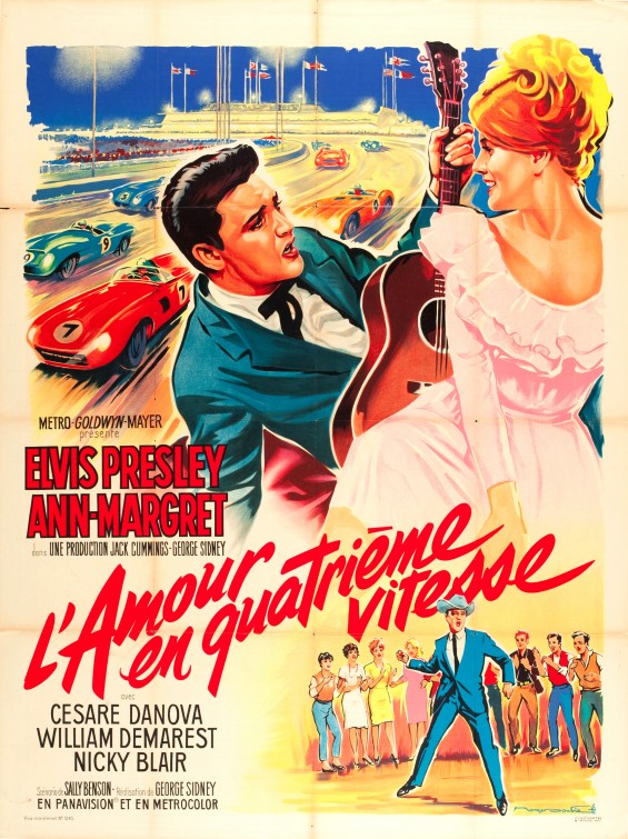 1000 piece jigsaw puzzle for the movie poster: Viva Las Vegas (1964) ver4