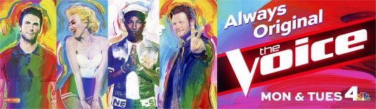 1000 piece jigsaw puzzle for tv poster: The Voice, ver10