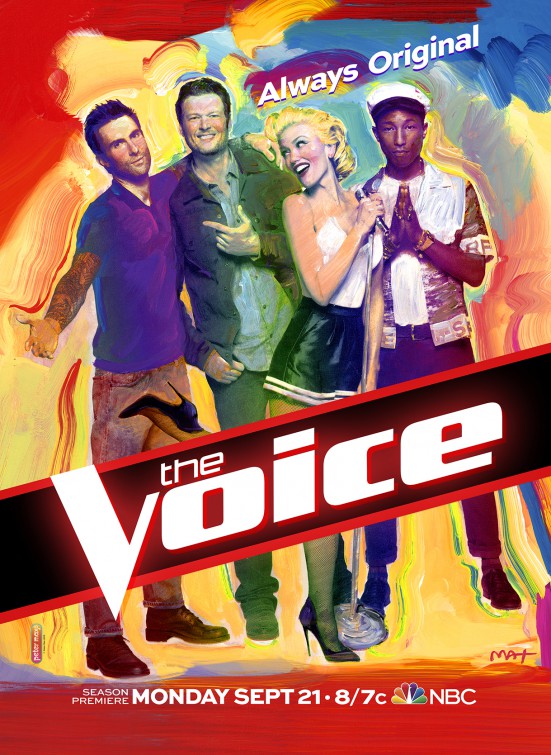 1000 piece jigsaw puzzle for tv poster: The Voice, ver9
