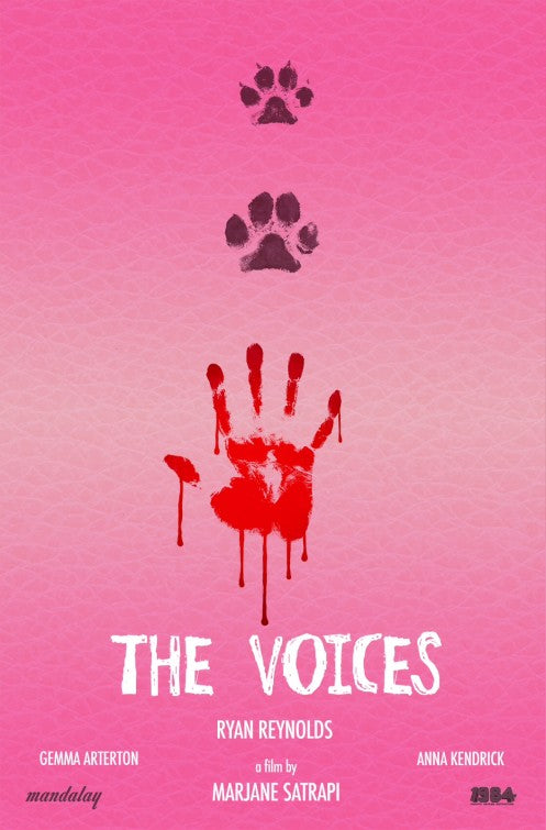 1000 piece jigsaw puzzle for the movie poster: The Voices (2015)