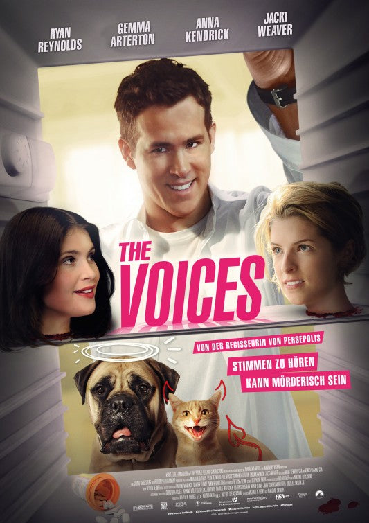1000 piece jigsaw puzzle for the movie poster: The Voices (2015) ver5