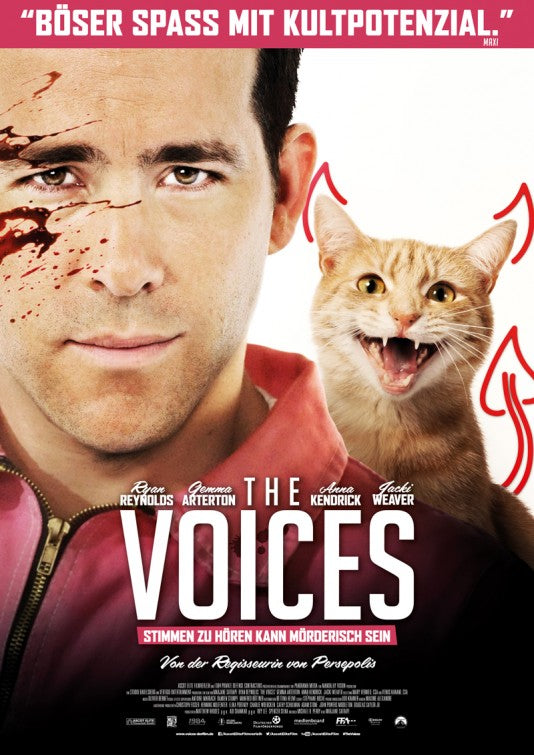 1000 piece jigsaw puzzle for the movie poster: The Voices (2015) ver6