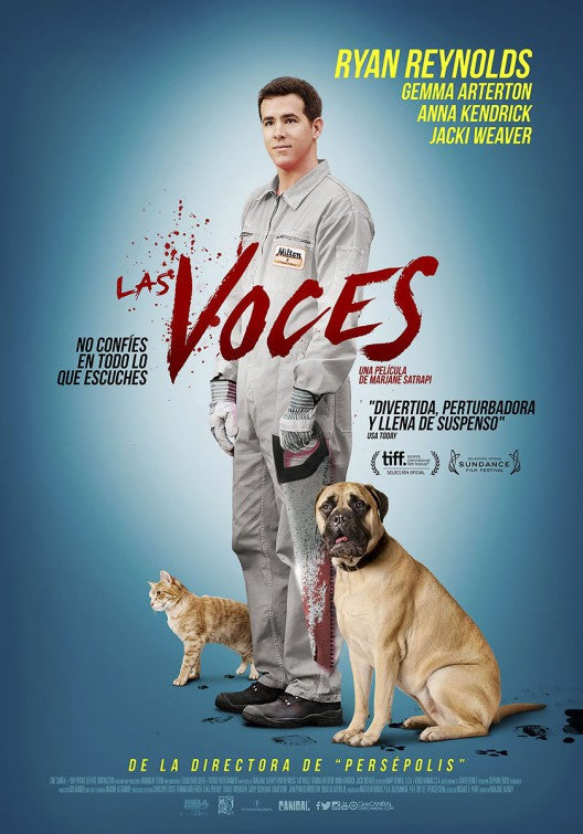 1000 piece jigsaw puzzle for the movie poster: The Voices (2015) ver7