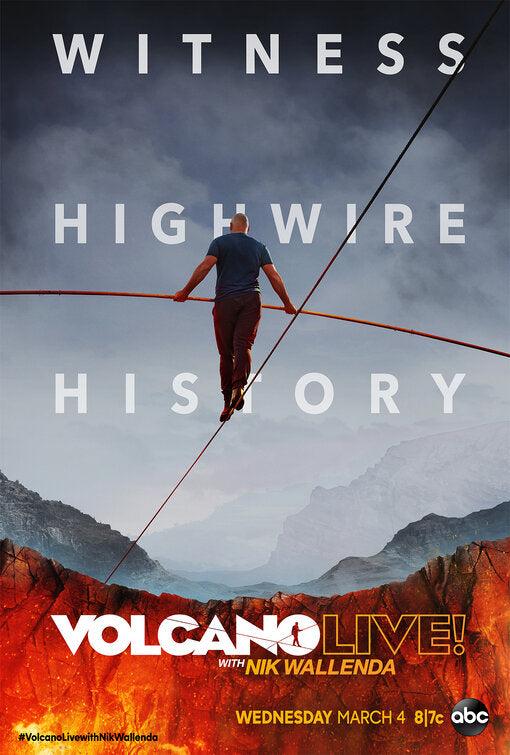 1000 piece jigsaw puzzle for tv poster: Volcano Live!