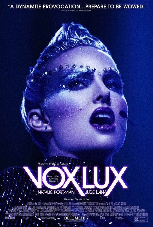 1000 piece jigsaw puzzle for the movie poster: Vox Lux (2018)