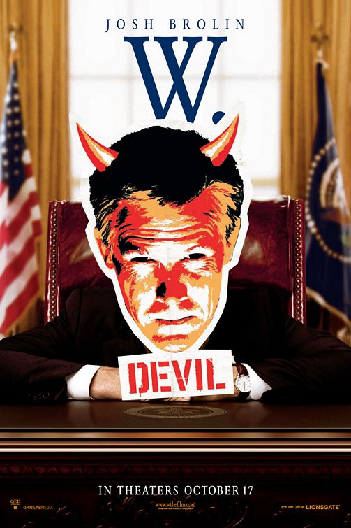 the movie poster: W. (2008) ver11