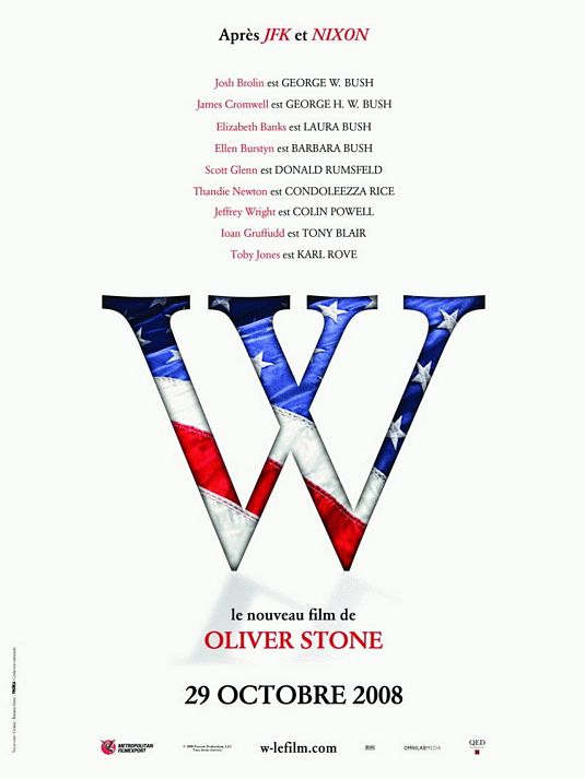 the movie poster: W. (2008) ver2