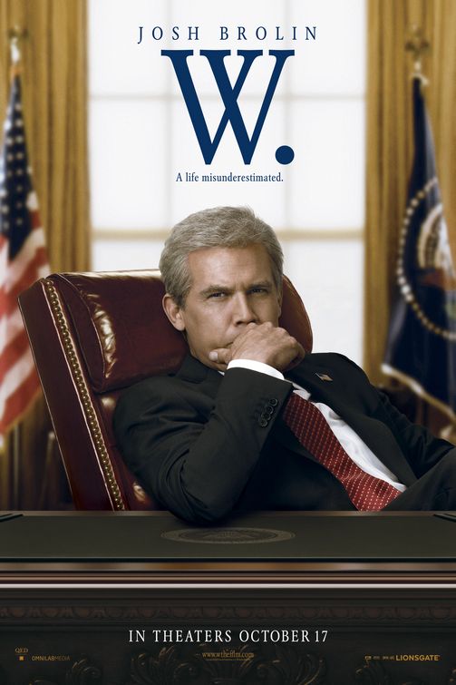 the movie poster: W. (2008) ver6