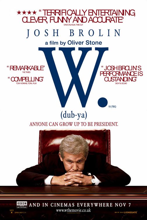 the movie poster: W. (2008) ver9