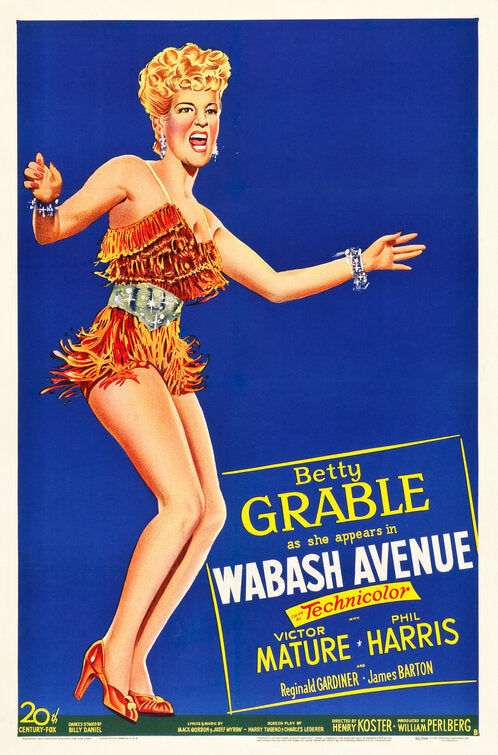 1000 piece jigsaw puzzle for the movie poster: Wabash Avenue (1950) ver2