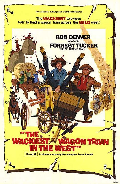 the movie poster: The Wackiest Wagon Train in the West (1976)