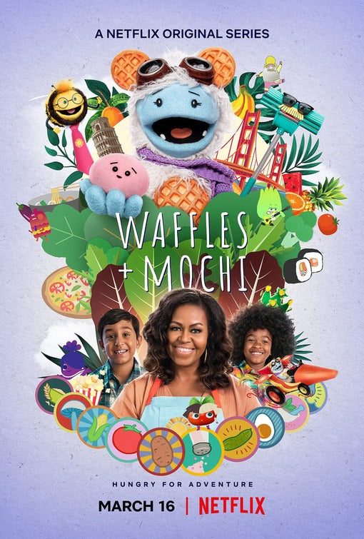 1000 piece jigsaw puzzle for tv poster: Waffles + Mochi