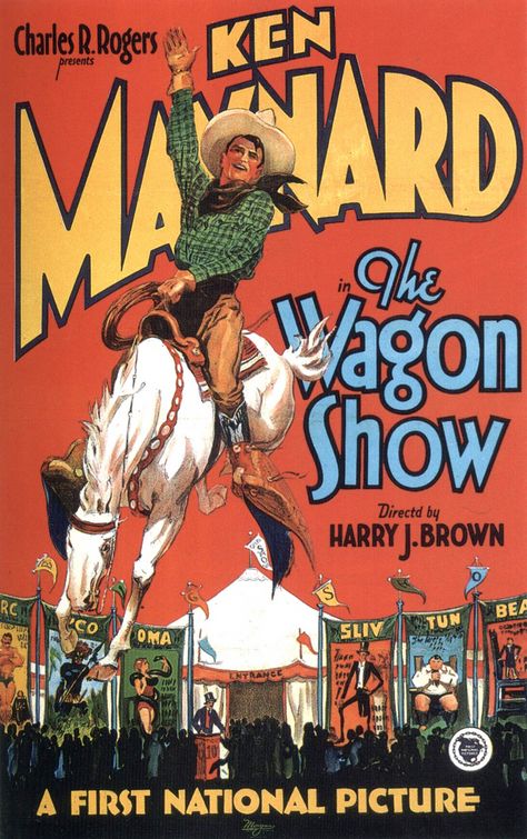 the movie poster: The Wagon Show (1928)