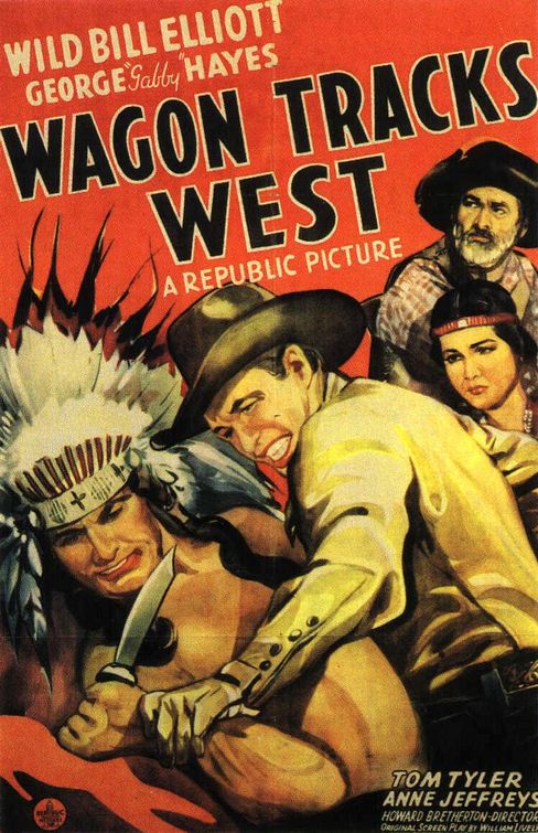 the movie poster: Wagon Tracks West (1943)