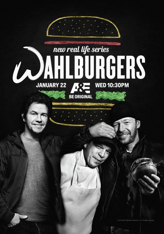 1000 piece jigsaw puzzle for tv poster: Wahlburgers