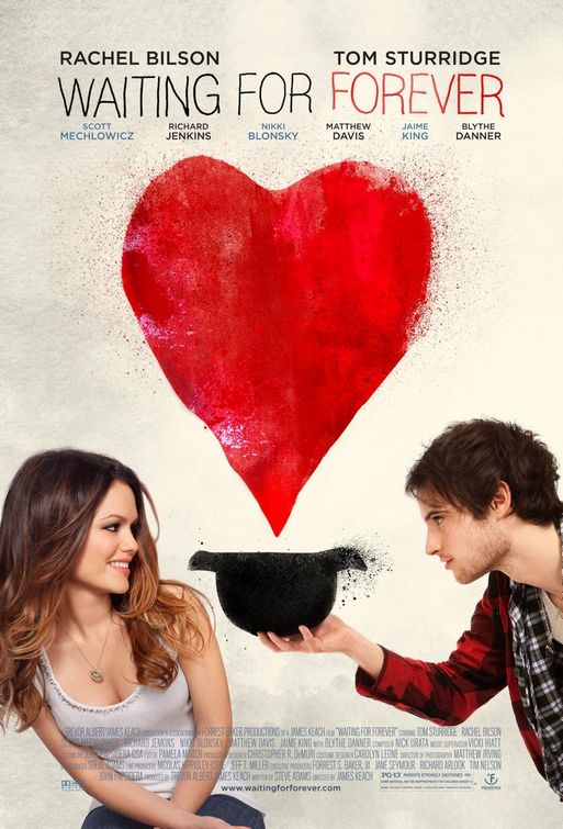 1000 piece jigsaw puzzle for the movie poster: Waiting for Forever (2011)