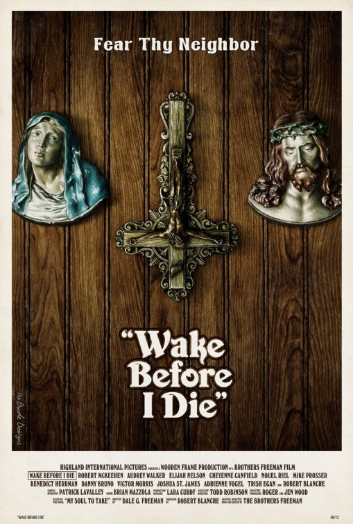 1000 piece jigsaw puzzle for the movie poster: Wake Before I Die (2013)