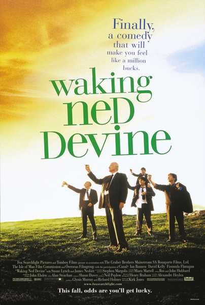 the movie poster: Waking Ned Devine (1998)