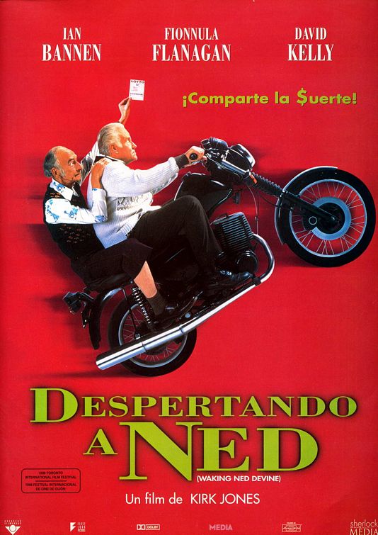 the movie poster: Waking Ned Devine (1998) ver2