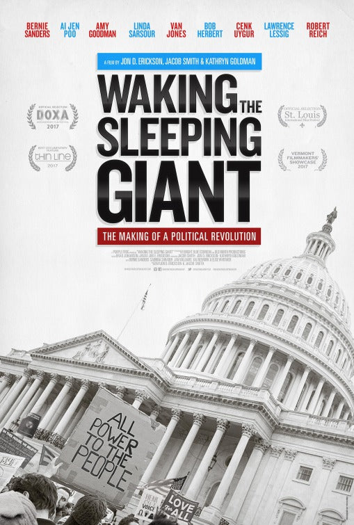 1000 piece jigsaw puzzle for the movie poster: Waking the Sleeping Giant: The Making of a Political Revolution (2018)