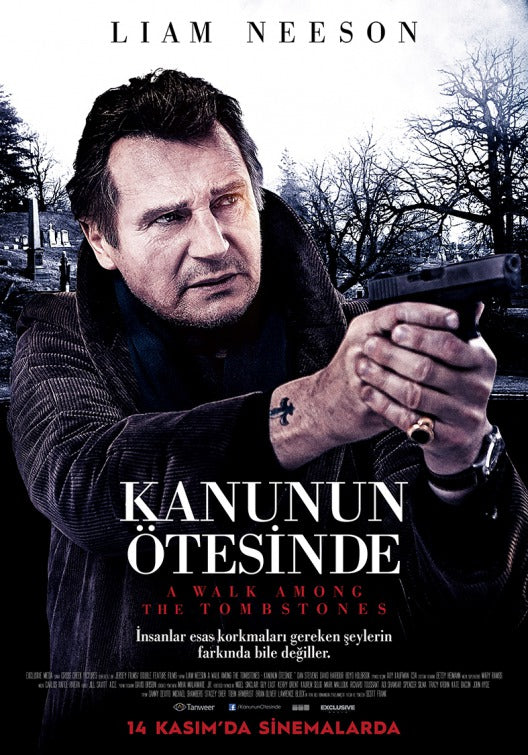 1000 piece jigsaw puzzle for the movie poster: A Walk Among the Tombstones (2014) ver5