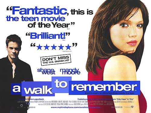 the movie poster: A Walk to Remember (2002) ver2