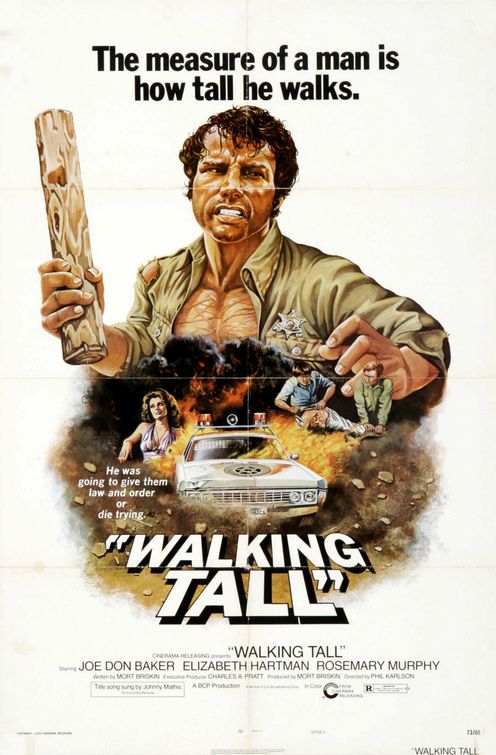 the movie poster: Walking Tall (1973) ver2