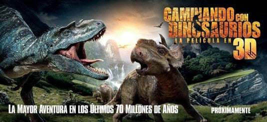 1000 piece jigsaw puzzle for the movie poster: Walking with Dinosaurs 3D (2013) ver4