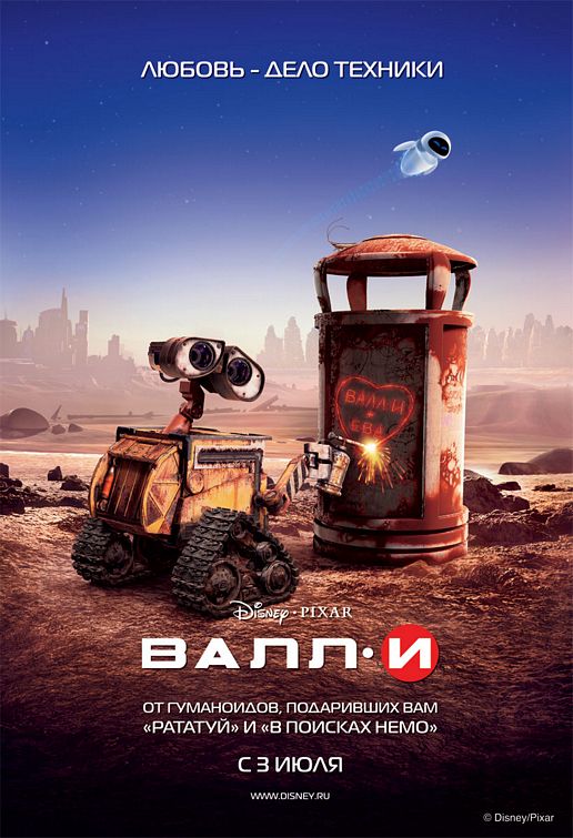 the movie poster: Wall-E (2008) ver10