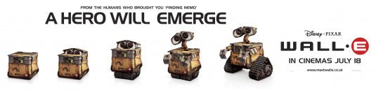 1000 piece jigsaw puzzle for the movie poster: Wall-E (2008) ver18