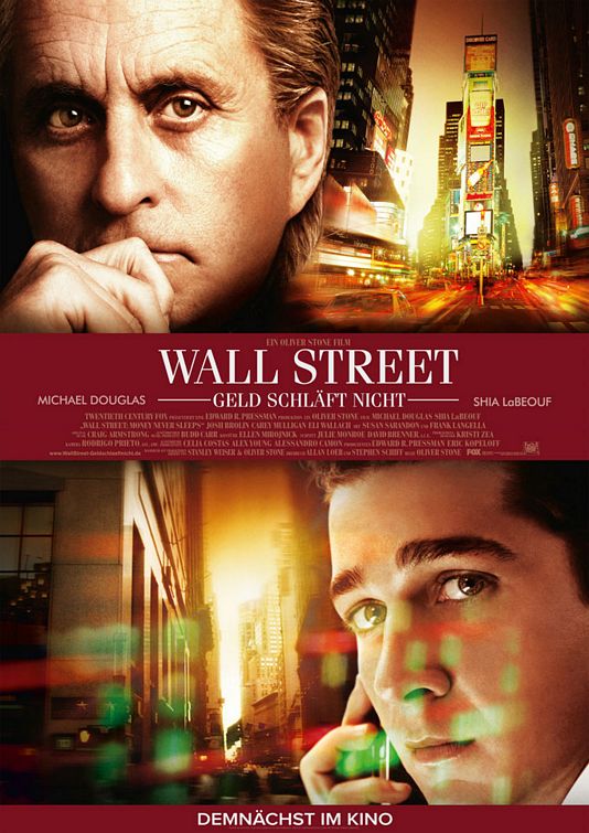 1000 piece jigsaw puzzle for the movie poster: Wall Street: Money Never Sleeps (2010) ver3