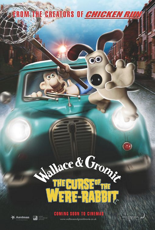 the movie poster: Wallace & Gromit in The Curse of the Were-Rabbit (2005) ver2